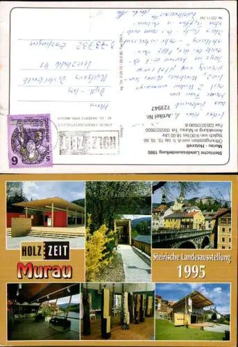723947 Mehrbild AK Murau Holzzeit Steirische Landesausstellung 1995
