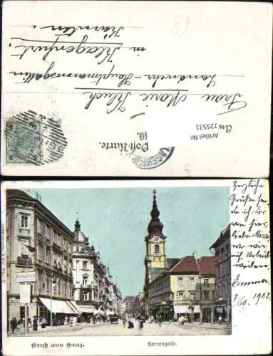 725531 Graz Herrengasse Partie pub Schneider e Lux 10259