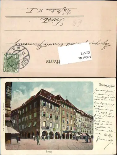 725543 Graz Luegg Geschäft Ansichtskartengeschäft Kölz pub Stengel e Co. 4708