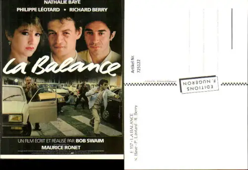 725122 Film Reklame La Balance N. Baye P. Leotard R. Berry