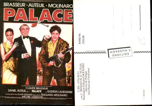 725128 Film Reklame Palace Claude Brasseur Daniel Auteuil Edouard Molinaro Gudrun Landgrebe