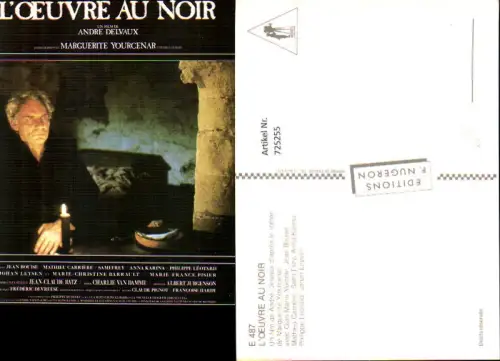 725255 Film Reklame L Oeurvre au Noir Gian Maria Volonte Jean Bouise Mathieu Carriere