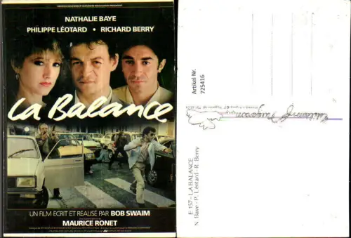 725416 Film Reklame La Balance N. Baye P. Leotard R. Berry