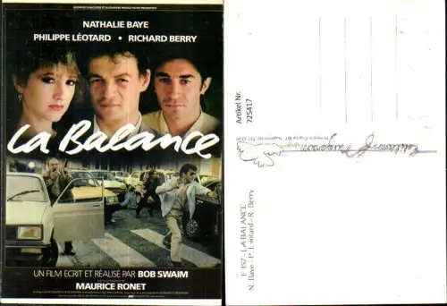 725417 Film Reklame La Balance N. Baye P. Leotard R. Berry