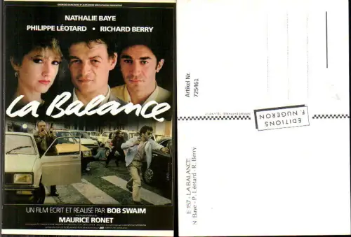 725461 Film Reklame La Balance N. Baye P. Leotard R. Berry