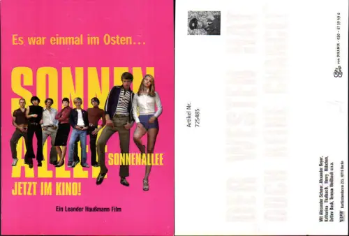 725485 Film Reklame Sonnenallee Es war einmal im Osten Alexander Scheer Alexander Beyer Katharina Talbach