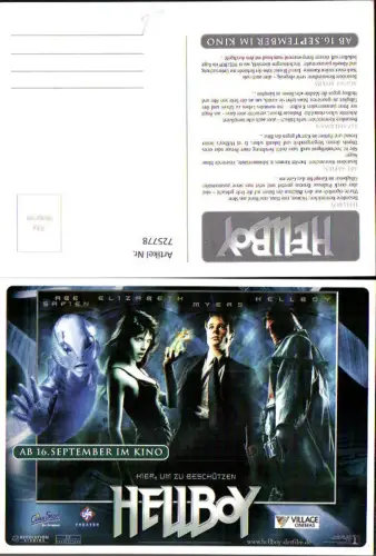 725778 Film Reklame Hellboy Abe Sapien Liz Sherman Agent Myers