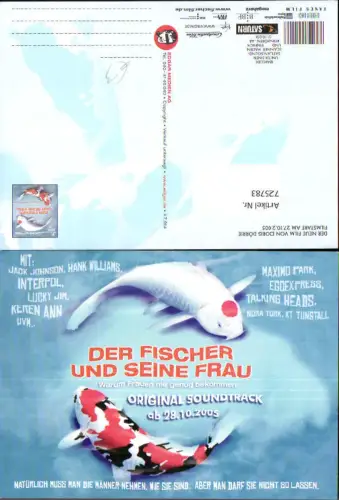 725783 Film Reklame Der Fischer und seine Frau Jack Johnson Hank Williams