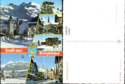 717002 Mehrbild AK Kitzbühel Winteransichten
