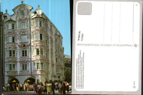 717007 Innsbruck Helblinghaus Kunstvolle Fassade