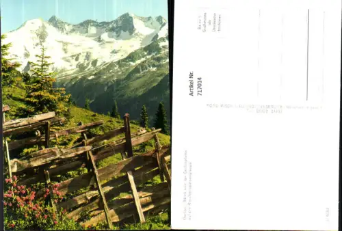 717014 Foto AK Gerlos Blick v. d. Gerlosplatte auf die Reichenspitzengruppe