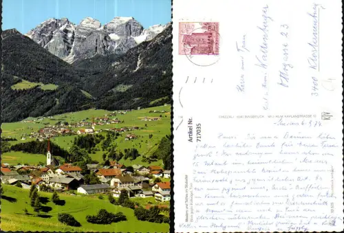 717035 Mieders u. Telfes im Stubaital Blick geg. Kalkkögel