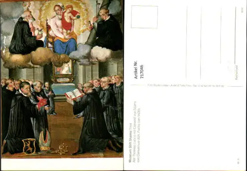 717046 Museum Stift Stams Tirol Abt Thomas Lucca v. Conversus Joh. Fuchs