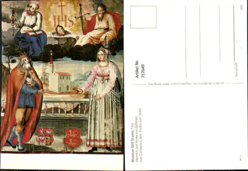 717049 Museum Stift Stams Tirol Heinrich u. Anna von Böhmen v. Conversus Joh. Fuchs