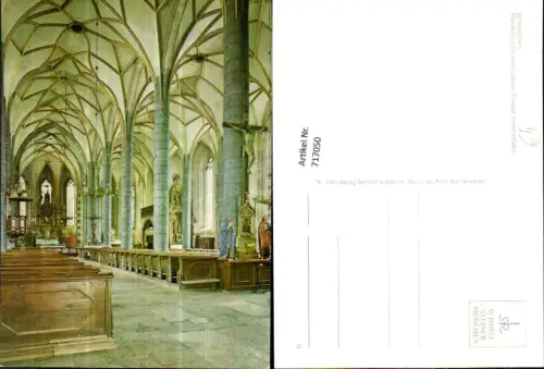 717050 Schwaz Tirol Pfarrkirche Unserer Lieben Frauen Himmelfahrt Inneres