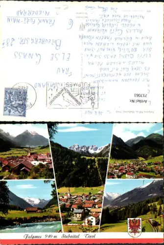 717061 Mehrbild AK Fulpmes im Stubaital Ansichten