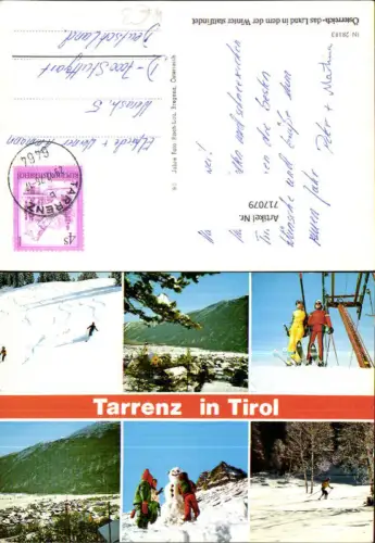 717079 Mehrbild AK Tarrenz in Tirol Wintersport