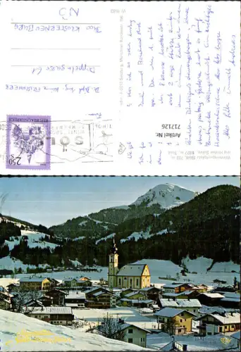 717126 Söll am Wilden Kaiser Winteransicht mit Hoher Salve