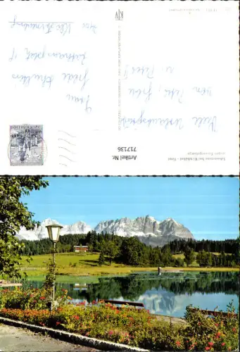 717136 Kitzbühel Schwarzsee geg. Kaisergebirge