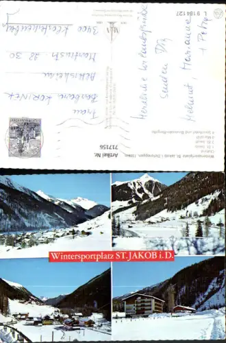 717156 Mehrbild AK St Jakob im Defereggen Osttirol Mariahilf Sporthotel im Winter