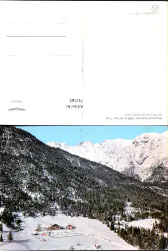717162 Fliegeraufnahme Alpenhotel Linserhof ob Imst mit Heiterwand im Winter pub Alpine Luftbild FÖ 53381
