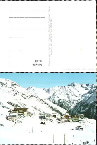 717178 Foto AK Hochsölden im Ötztal Sölden im Winter