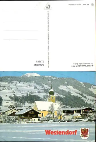 717182 Westendorf Blick geg. Hohe Salve im Winter