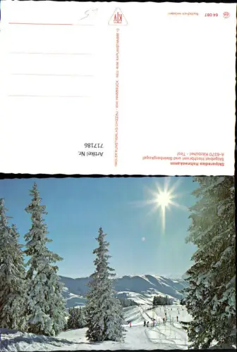 717186 Kitzbühel Skizentrum Hochbrunn Steinbergkogel Wintersport