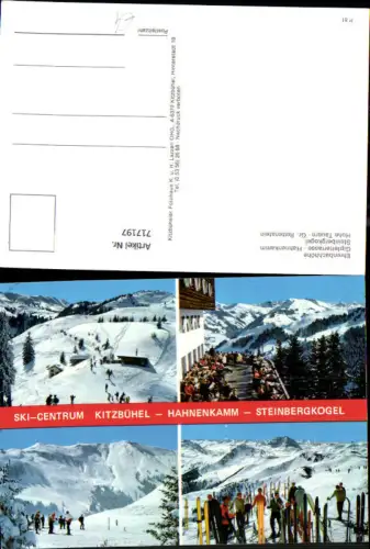 717197 Mehrbild AK Kitzbühel Hahnenkamm Steinbergkogel Wintersport