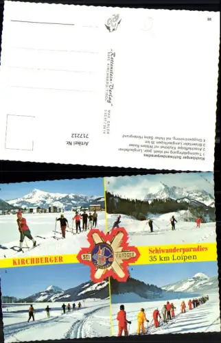 717212 Mehrbild AK Kirchberg in Tirol Wintersport Langlaufen Hohe Salve