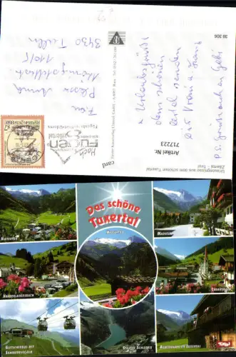 717223 Mehrbild AK Tuxertal Hintertux Vorderlanersbach Madseit Stausee Schlegeis Lanersbach
