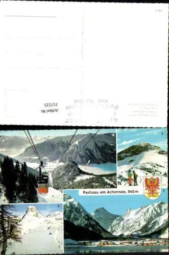 717225 Mehrbild AK Pertisau am Achensee Wintersport Rofanseilbahn Gschöllkopf Seilbahn Gondel