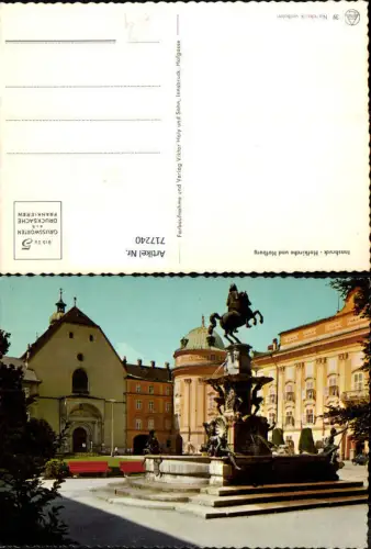 717240 Innsbruck Hofkirche u. Hofburg Brunnen