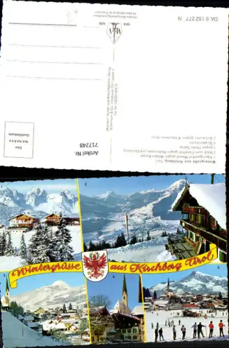 717248 Mehrbild AK Kirchberg in Tirol Alpengasthof Maierl Filzerhof Straßenmotiv Wintersport