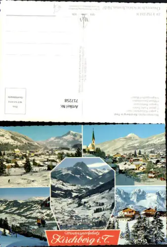 717258 Mehrbild AK Kirchberg in Tirol Maierl-Sesselbahn Alpengasthof Maierl Wintersport