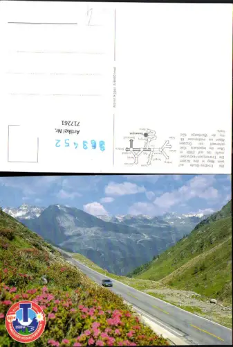717261 Timmelsjoch-Hochalpenstraße b. Obergurgl Ötztal