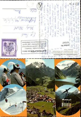 717267 Mehrbild AK Mayrhofen im Zillertal Schützentracht Schlegeisstausee Gletscherbahn Penkenbahn