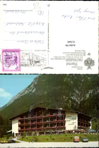 717646 Achenkirch a. Achensee Hotel Restaurant Jägerhof pub Alpine Luftbild 1529