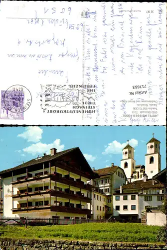 717663 Steinach in Tirol Hotel Weisses Rössl Ansicht mit Kirche