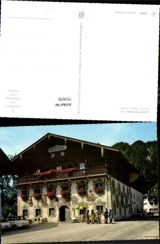 717670 Walchsee in Tirol Gasthof Walchseerhof Schmuckfassade