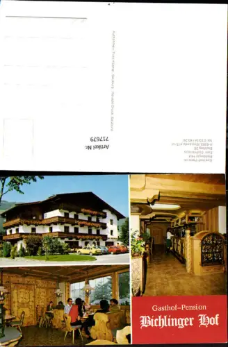 717679 Mehrbild AK Westendorf Gasthof Pension Bichlinger Hof Gaststube