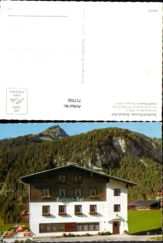 717700 Foto AK Rinnen b. Berwang Tirol Gasthof Pension Rotlech-Hof