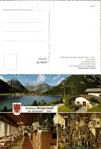717712 Mehrbild AK Maurach a. Achensee Rasthaus Bergkristall