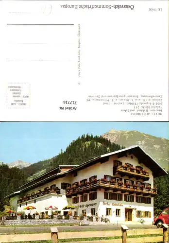 717716 Elbigenalp Lechtal Hotel Alpenrose