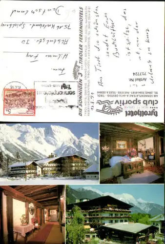 717724 Mehrbild AK Obsteig in Tirol Tyrolhotel am Sonnenplateau Ansichten