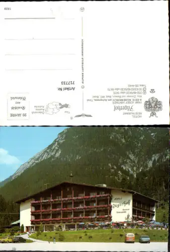 717733 Achenkirch a. Achensee Hotel Restaurant Jägerhof VW Bus pub Alpine Luftbild 1529