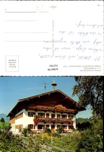 717743 Schwendt b. Kössen Tirol Pension Unterhochstätt