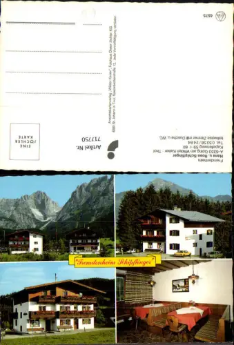 717750 Mehrbild AK Going a. Wilden Kaiser Fremdenheim Schipflinger