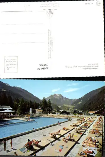 717765 Foto AK Mayrhofen Zillertal Waldschwimmbad Schwimmbad geg. Grünberg