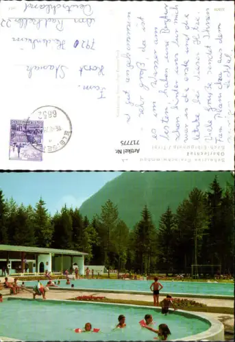 717775 Bach Elbigenalp Tirol Oberlechtal Freischwimmbad Schwimmbad
